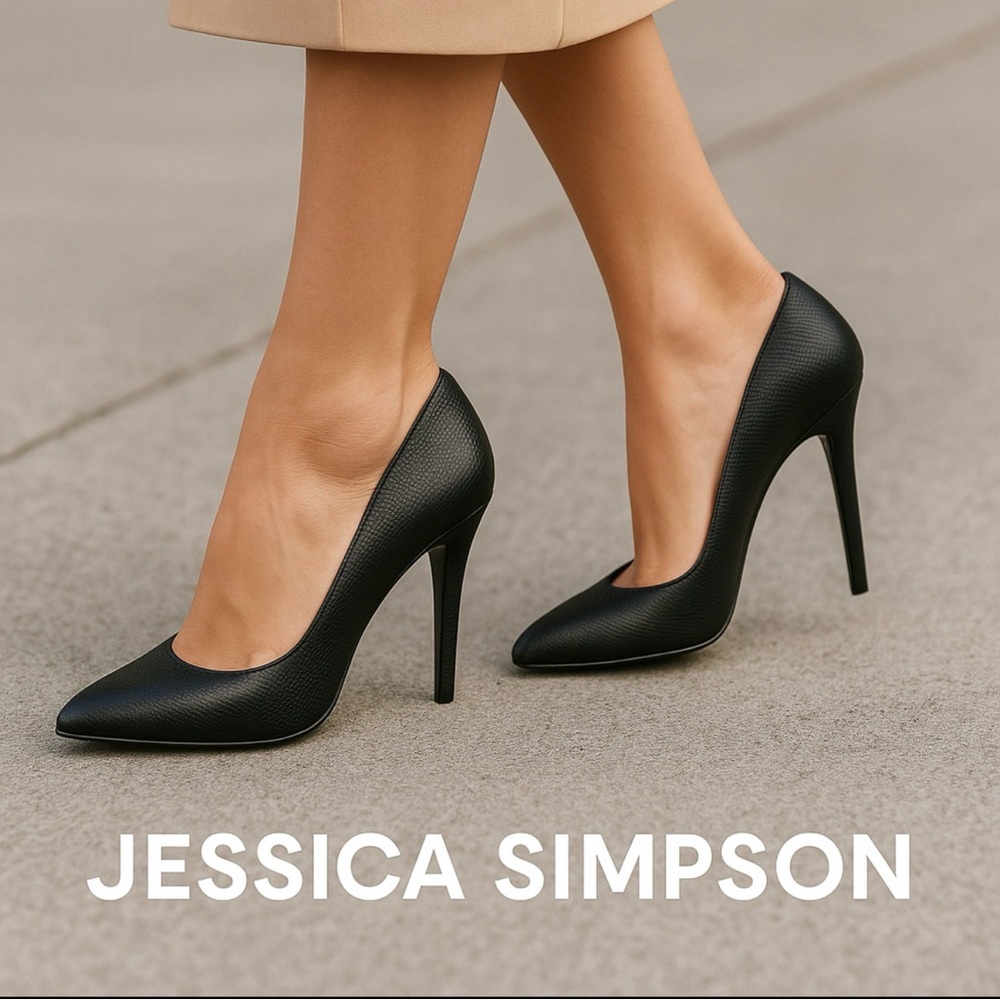 Jessica Simpson Classic Black Heels